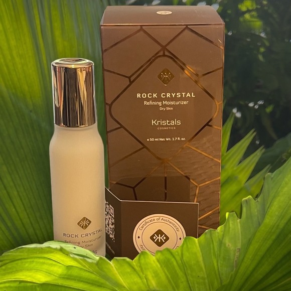 Kristals Cosmetics Rock Crystal Refining Moisturizer Anti Aging Dry Skin 50ml - Picture 1 of 8